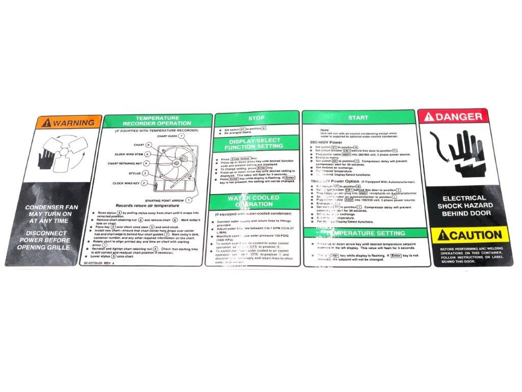 OPER INSTR LABEL